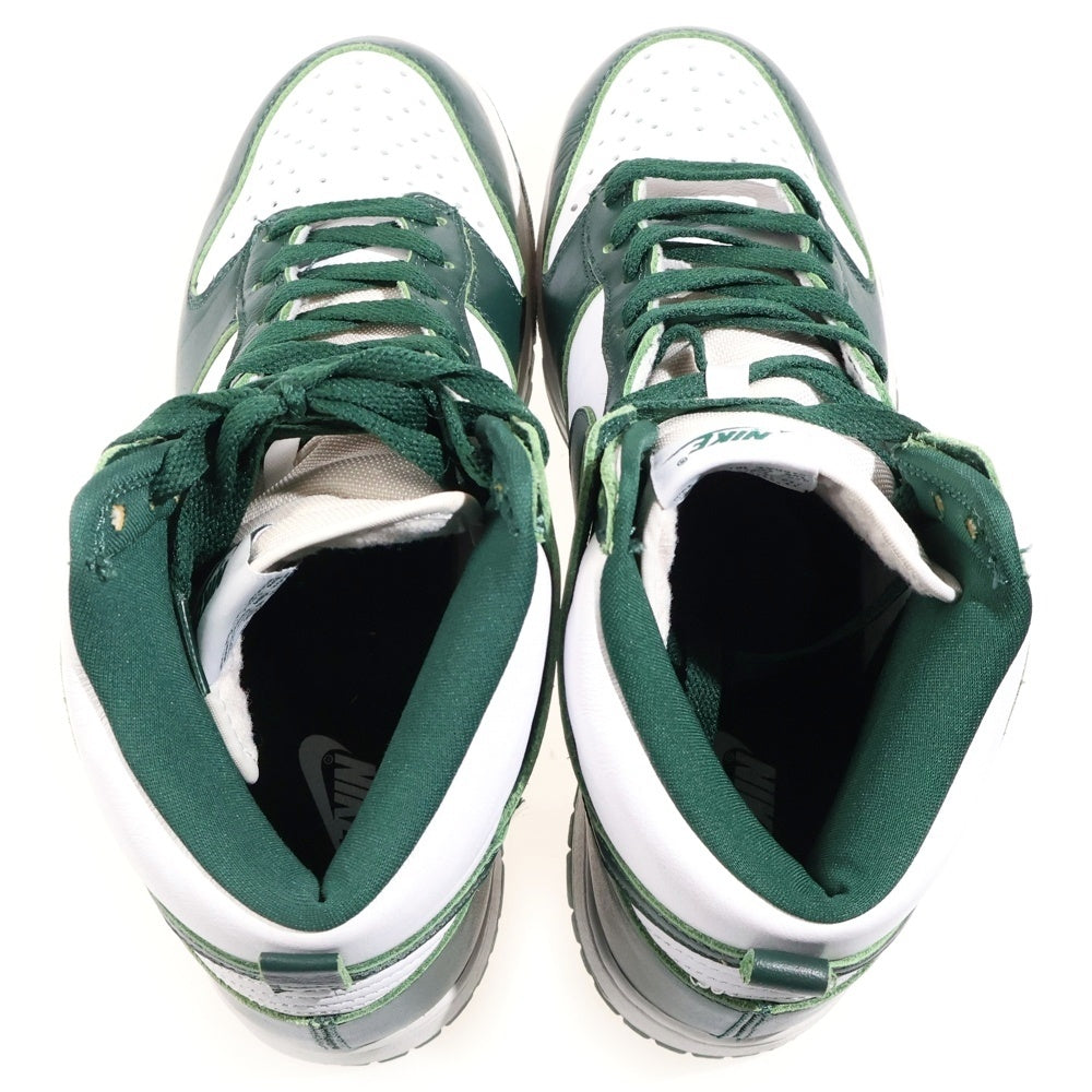 NIKE(ナイキ) DUNK HI SP CZ8149-100 ダンク ハイカットスニーカー US9.5/27.5cm ホワイト/グリーン
