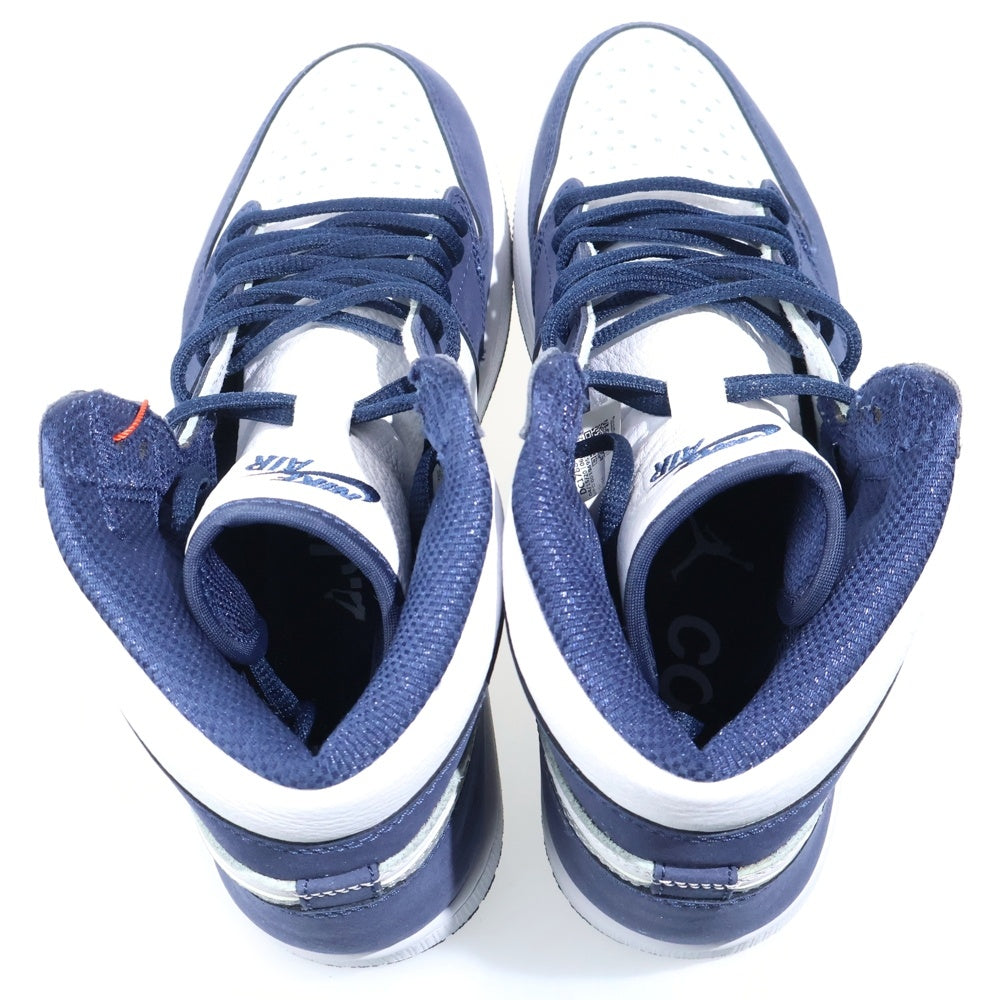 NIKE(ナイキ) AIR JORDAN 1 HIGH OG CO.JP MIDNIGHT NAVY 2020 DC1788-100 エアジョーダン1 ミッドナイトネイビー ハイカットスニーカー US9.5/27.5cm ホワイト/ネイビー