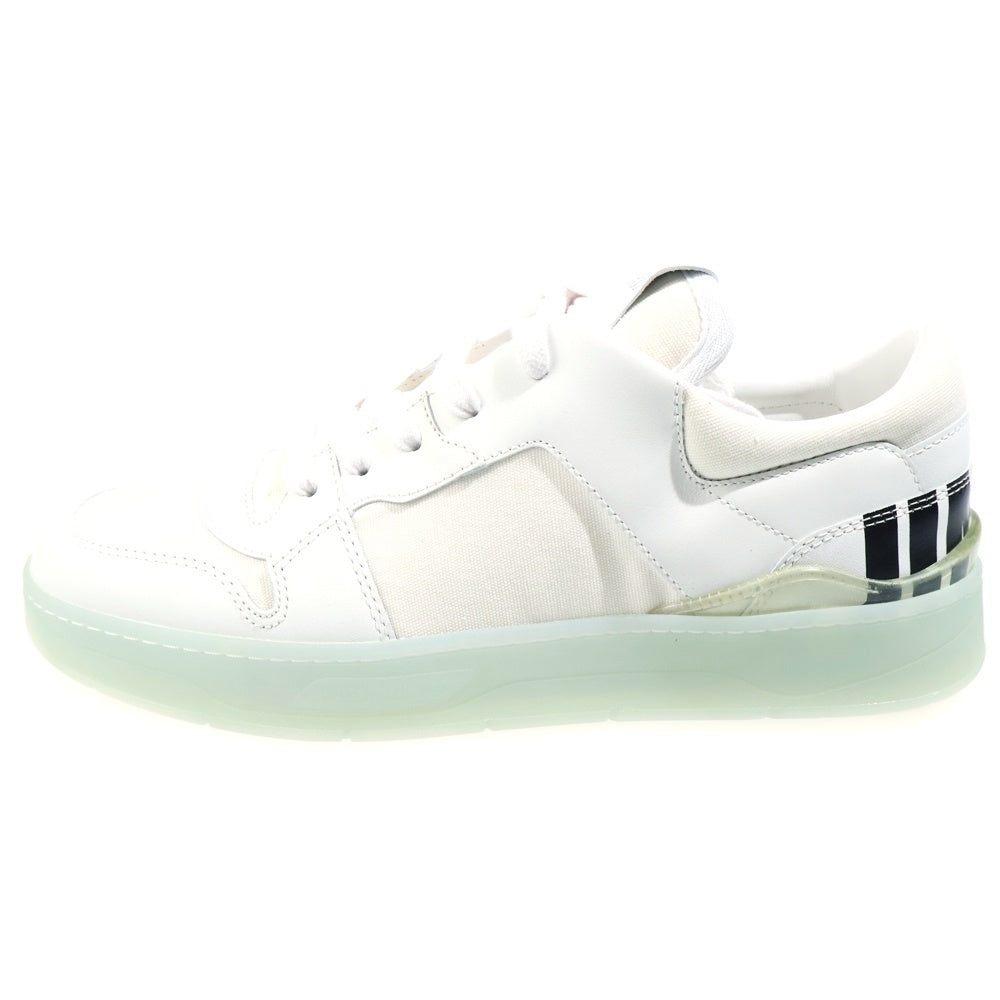 JIMMY CHOO(ジミーチュウ) FLORENT-M MZUL44 フローレント キャンバス ローカットスニーカー ホワイト