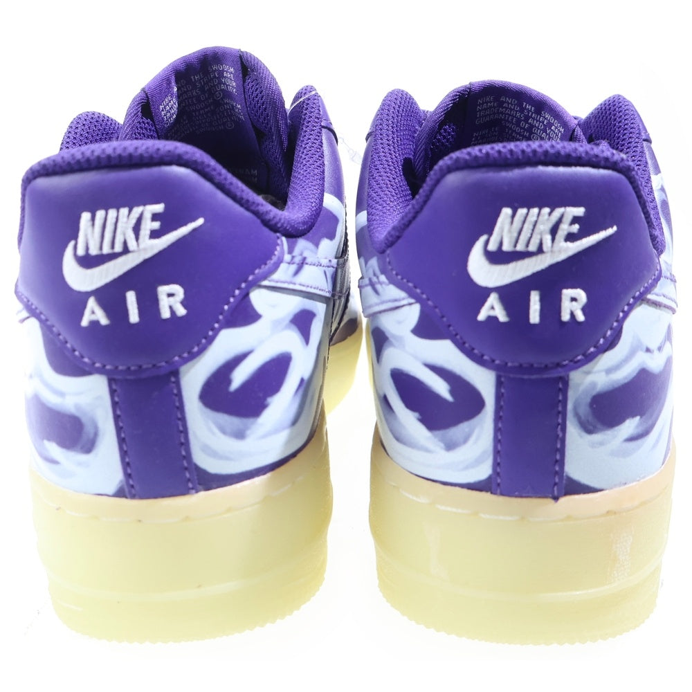 NIKE(ナイキ) AIR FORCE 1 07 SKELETON QS CU8067-500 エアフォース1スケルトン ローカットスニーカー パープル US11/29cm