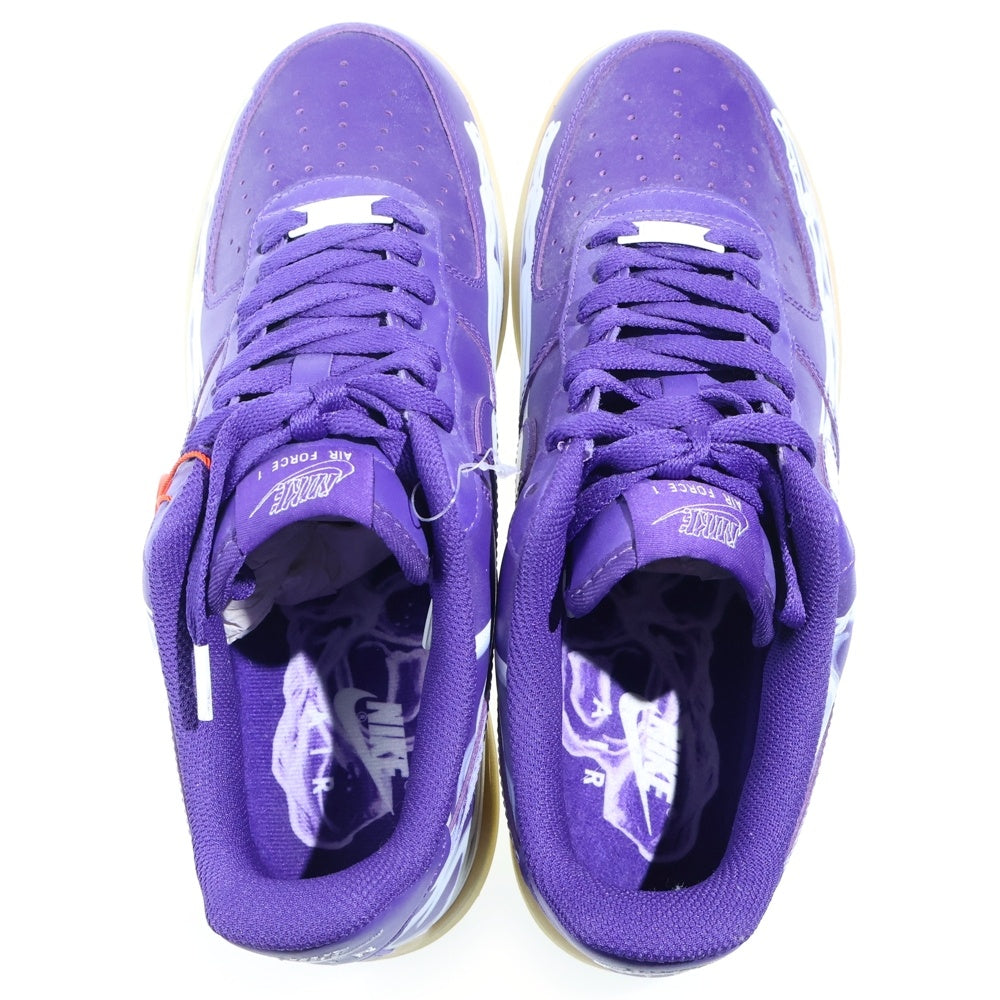 NIKE(ナイキ) AIR FORCE 1 07 SKELETON QS CU8067-500 エアフォース1スケルトン ローカットスニーカー パープル US11/29cm