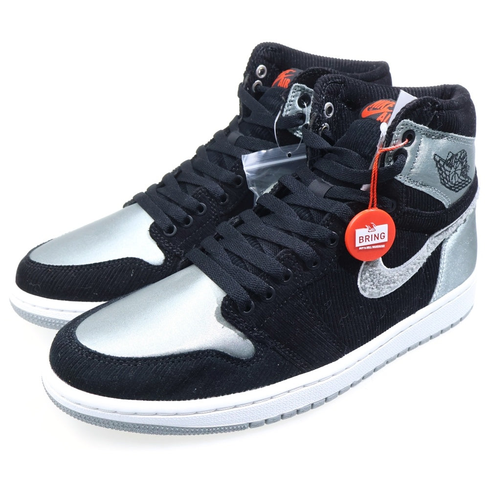 NIKE(ナイキ) ×ALEALI MAY AIR JORDAN 1 RETRO HIGH AJ5991-062 アレイリ・メイ エアジョーダン1 レトロ ハイカットスニーカー US9.5/27.5cm ブラック/グレー