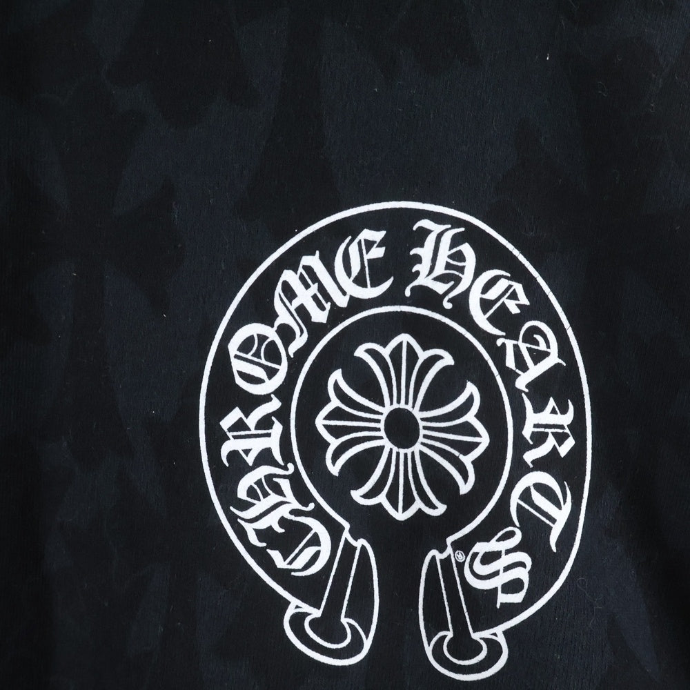 CHROME HEARTS(クロムハーツ) Graveyard グレイブヤード 総柄セメタリー アームフローラル プルオーバーパーカー ブラック