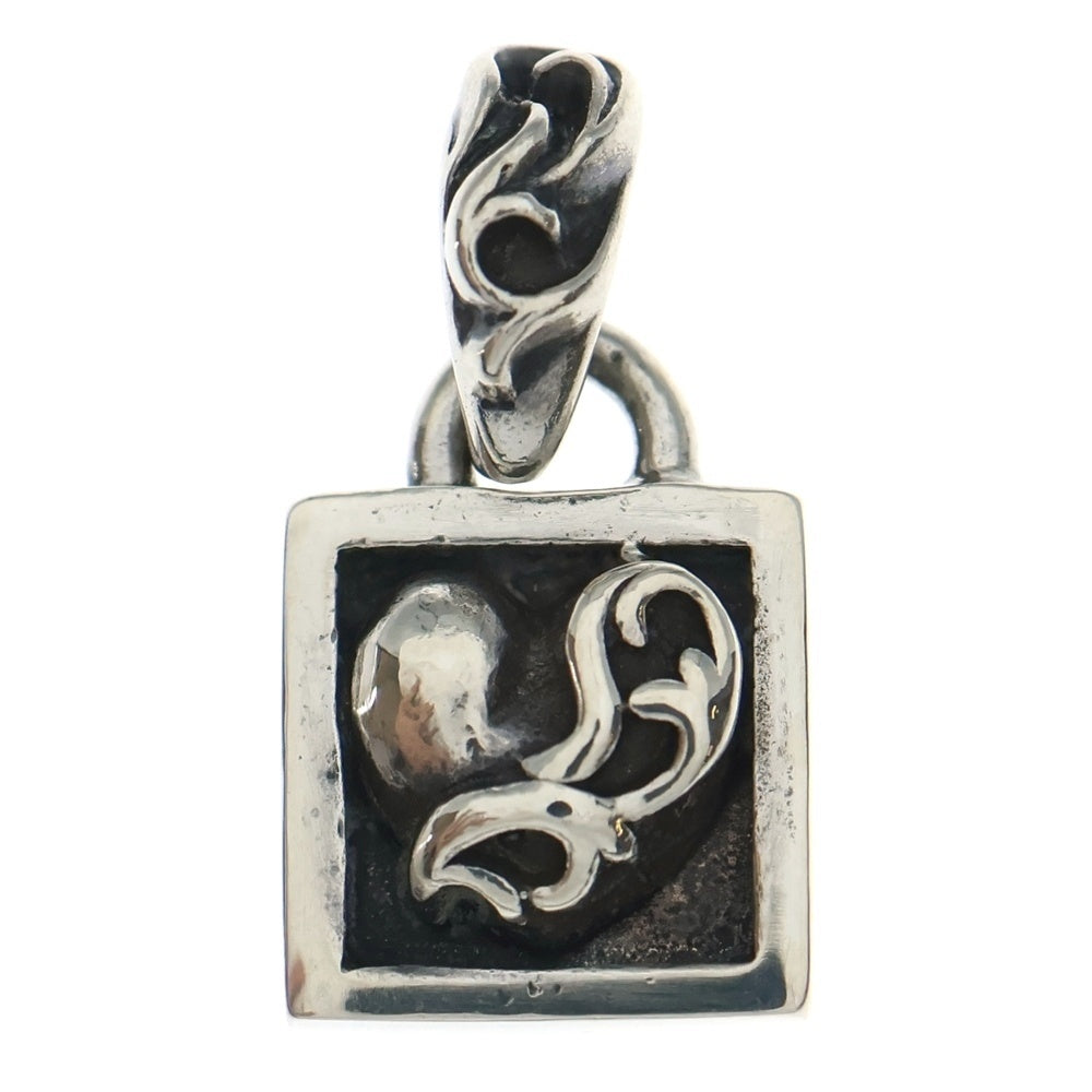 CHROME HEARTS(クロムハーツ) FRAMED HEART フレームドハート チャーム ペンダントトップ シルバー BCA273