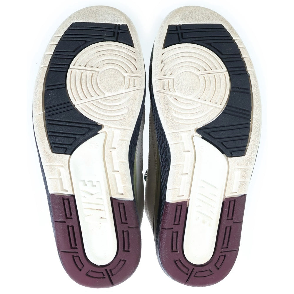 NIKE(ナイキ) ×A MA MANIERE AIR JORDAN 2 RETRO SP DO7216-100 ア マ マニエール エアジョーダン 2 レトロ ハイカットスニーカー ホワイト/バーガンディ US5.5/24.0cm