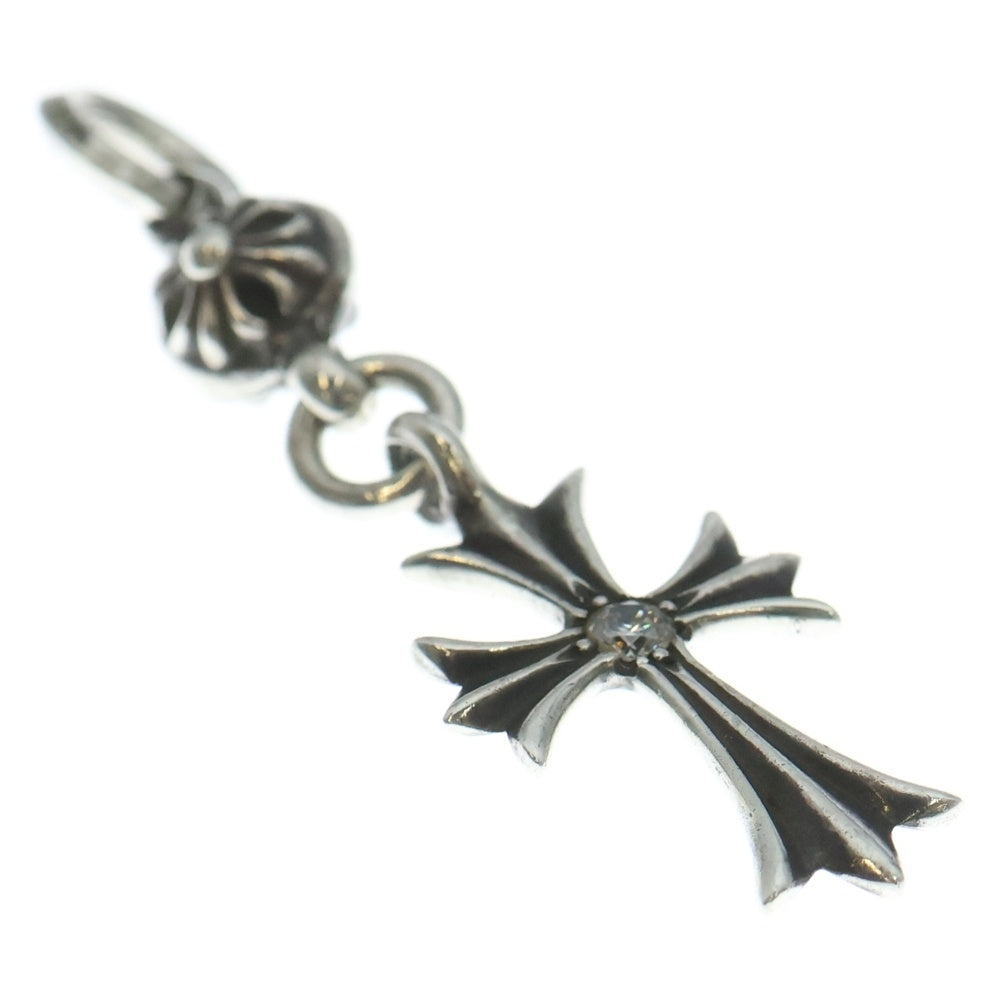 CHROME HEARTS(クロムハーツ) 1B TNY CH CRS 1DIA 1ボール タイニー CHクロス 1ダイヤ チャーム ペンダントトップ シルバー
