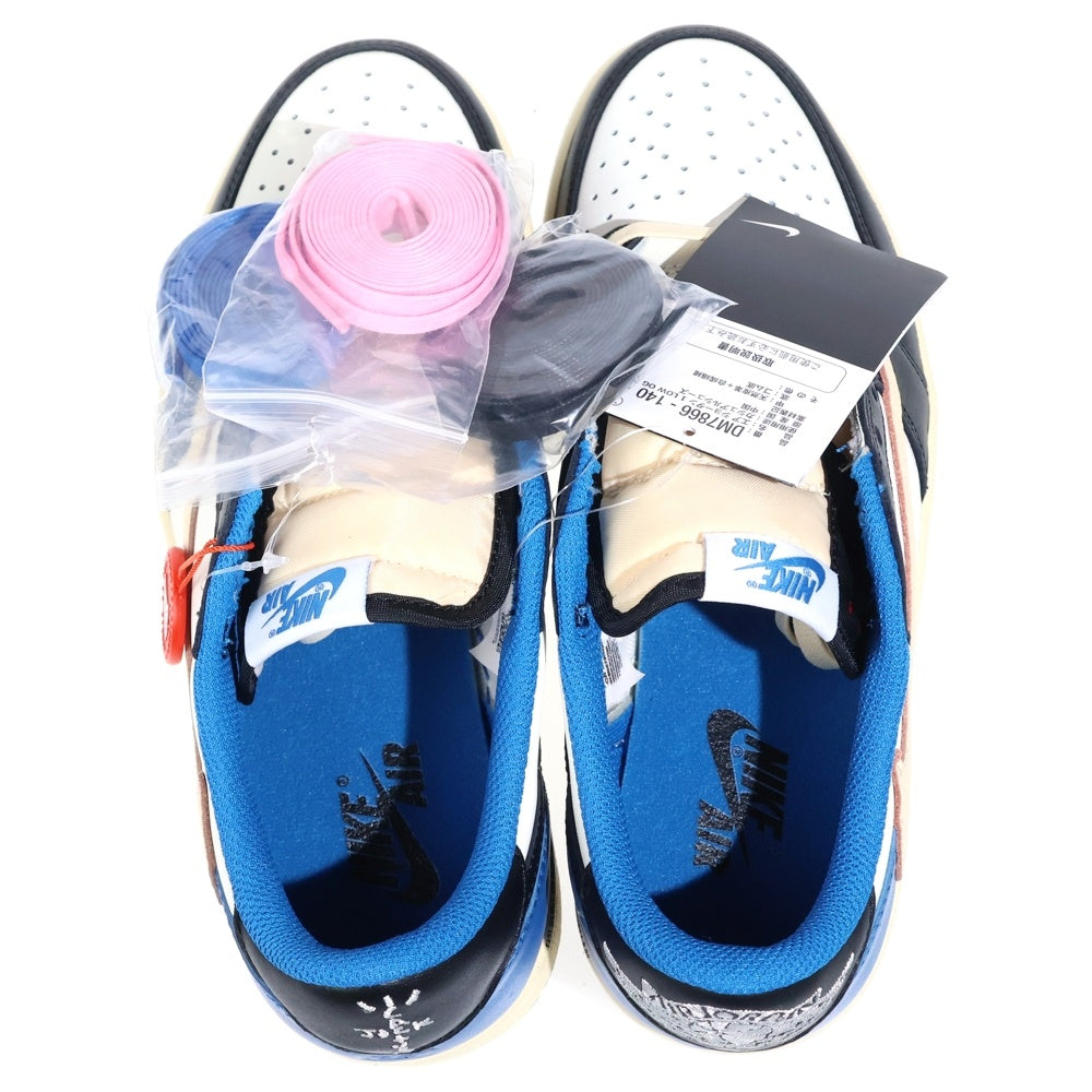 NIKE(ナイキ) ×TRAVIS SCOTT FRAGMENT DESIGN AIR JORDAN 1 LOW OG SP DM7866-140 トラヴィススコット フラグメント エアジョーダン1 ローカットスニーカー US8/26.0cm