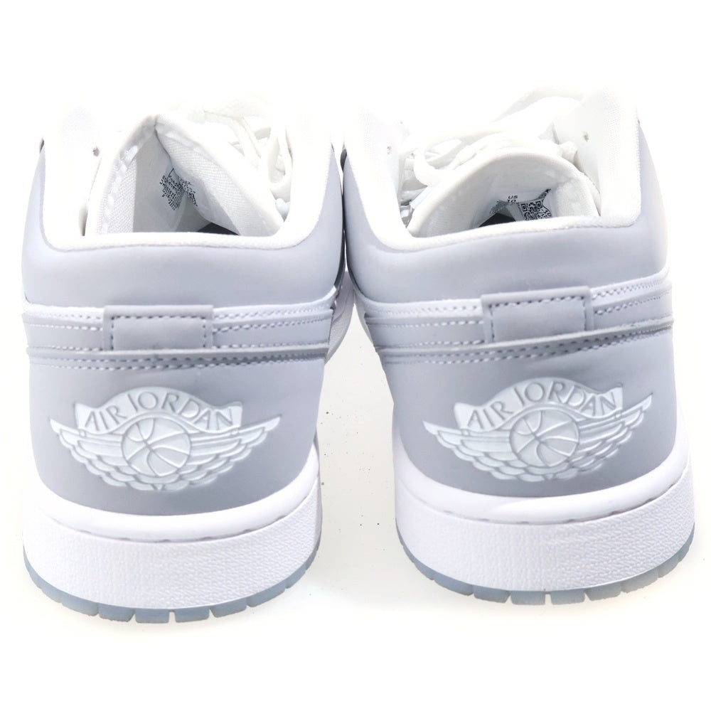 NIKE(ナイキ) WMNS AIR JORDAN 1 LOW DC0774-105 ウィメンズ エアジョーダン1 ウルフグレー ローカットスニーカー US10/27.0cm グレー/ホワイト