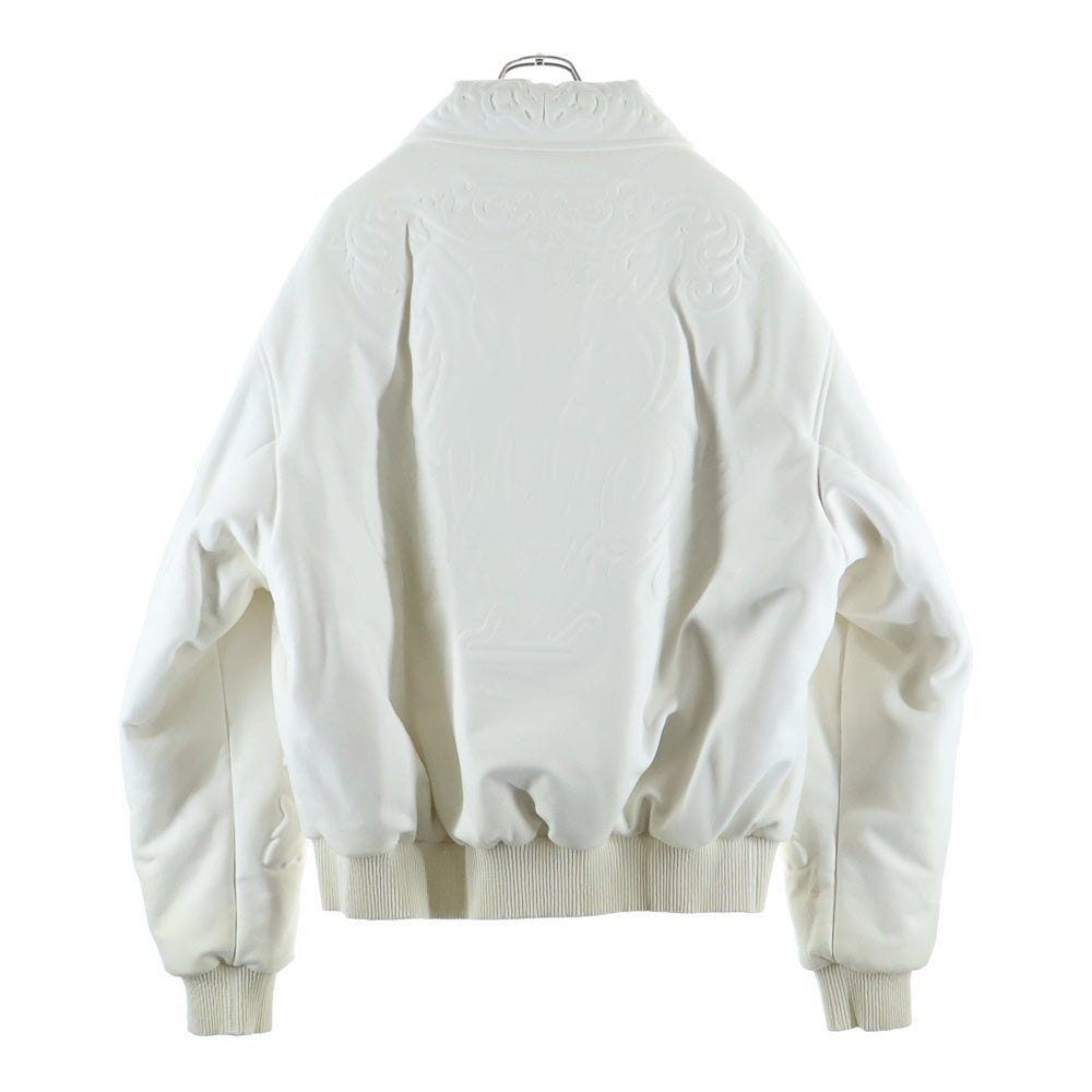 LOUIS VUITTON(ルイヴィトン) 23SS オーナメントレザージップアップブルゾンジャケット RM231 TTG HOL70E HOL70ETTG ホワイト