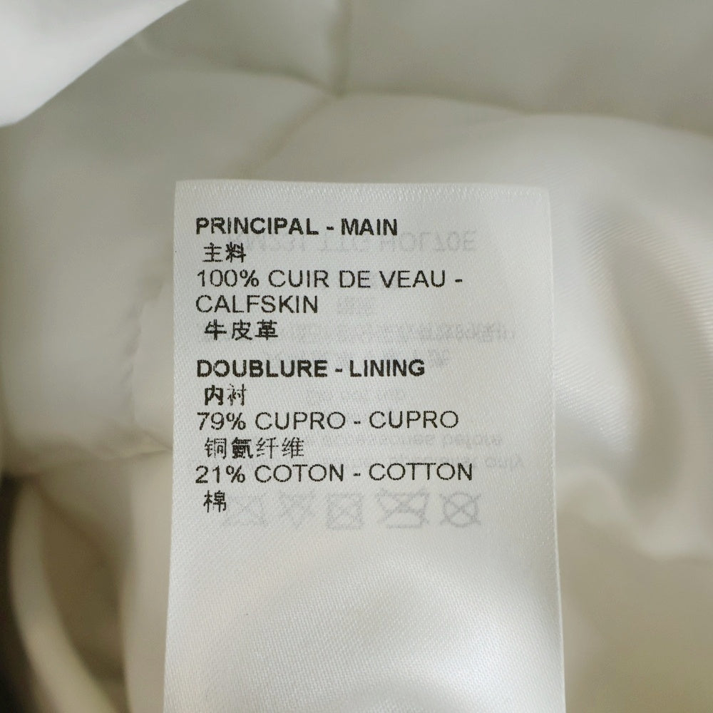LOUIS VUITTON(ルイヴィトン) 23SS オーナメントレザージップアップブルゾンジャケット RM231 TTG HOL70E HOL70ETTG ホワイト
