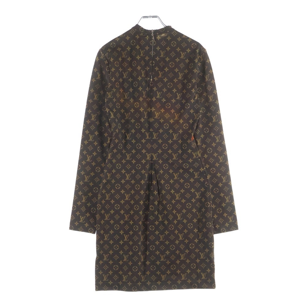 LOUIS VUITTON(ルイヴィトン) 21SS モノグラムグラフィティプリントワンピースドレス RW211B D77 FKRO32 ブラウン レディース