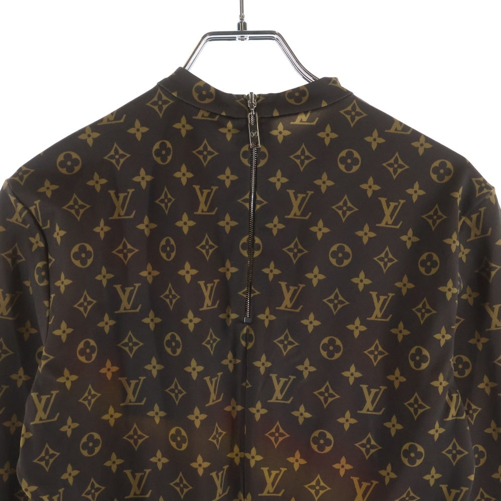 LOUIS VUITTON(ルイヴィトン) 21SS モノグラムグラフィティプリントワンピースドレス RW211B D77 FKRO32 ブラウン レディース
