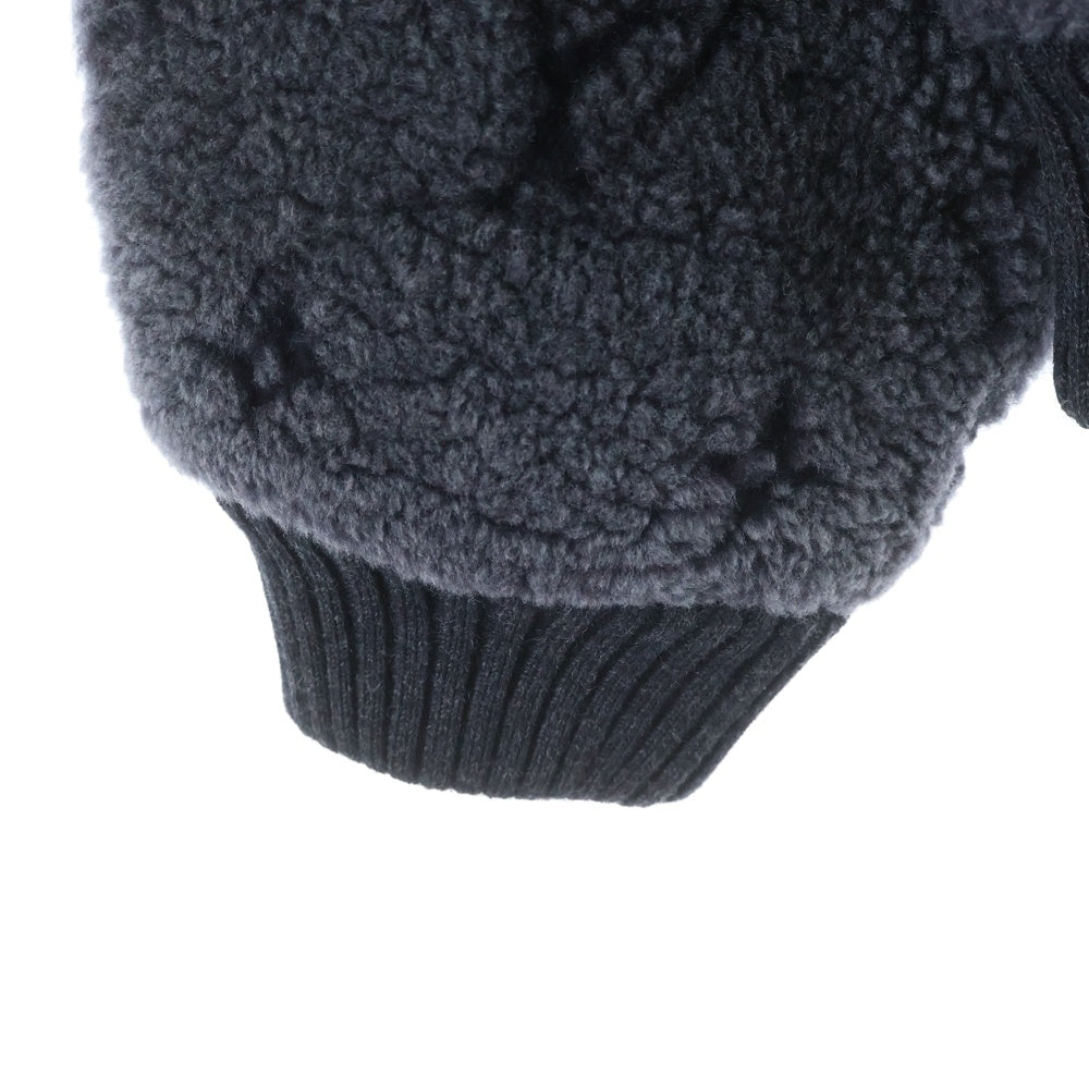 LOUIS VUITTON(ルイヴィトン) モノグラムシャーリングボアクルーネックスウェットトレーナー HHL77WRDA ブラック