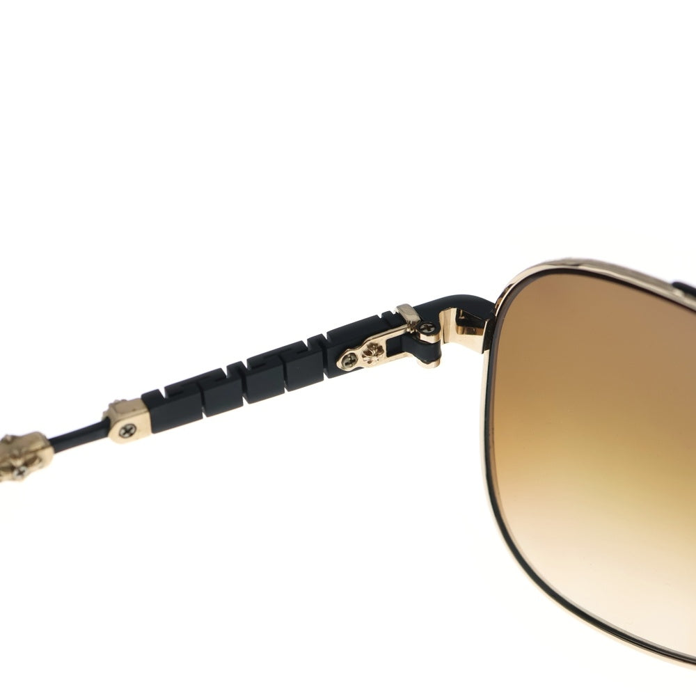 CHROME HEARTS(クロムハーツ) JACKADDICT サイドCHクロス ティアドロップ サングラス アイウェア 眼鏡 ブラウン/ブラック