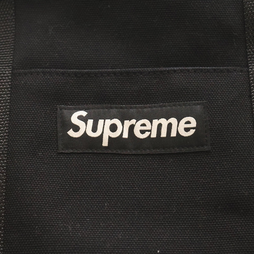 SUPREME(シュプリーム) 20AW Canvas Tote Bag キャンバストートバッグ ブラック