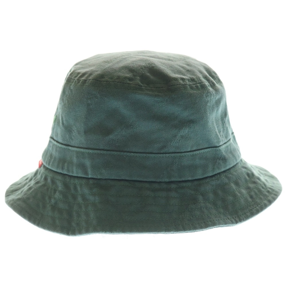SUPREME(シュプリーム) 19AW Jacquard Logos Twill Crusher ジャガードロゴツイルクラッシャー バケットハット 帽子 グリーン