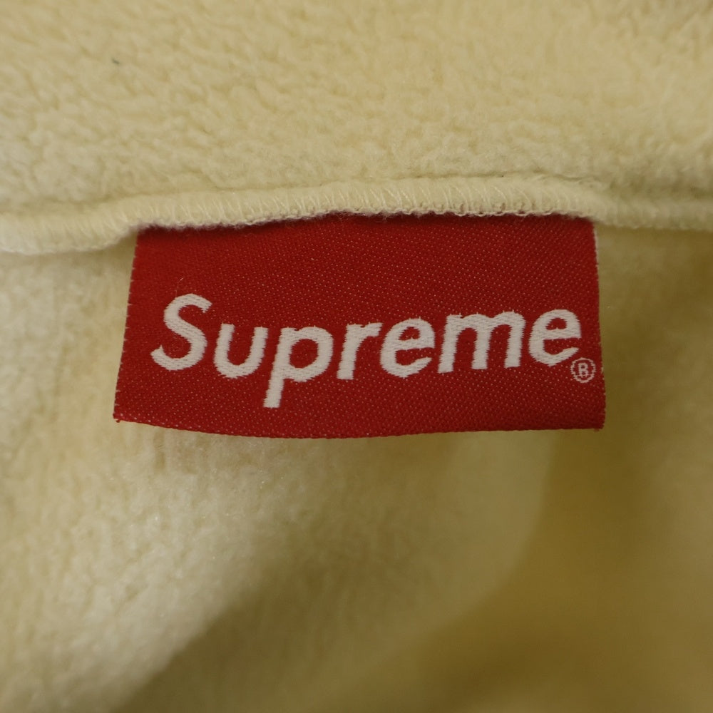 SUPREME(シュプリーム) 22AW Polartec Zip Up Jacket ポーラテックジップアップジャケット フリース 切替アイボリー