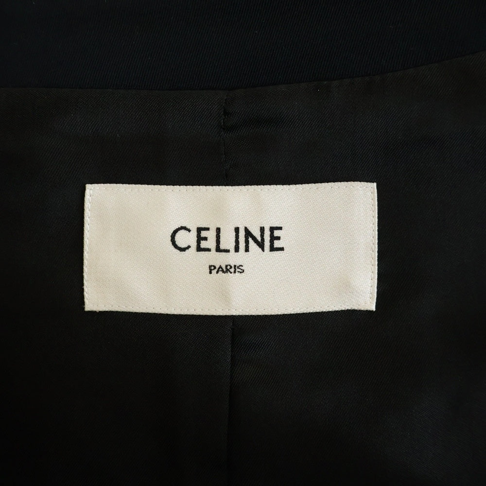 CELINE(セリーヌ) 24AW トリオンフ ジップアップ クラシックジャケット ネイビー 2W47B585X.07MR