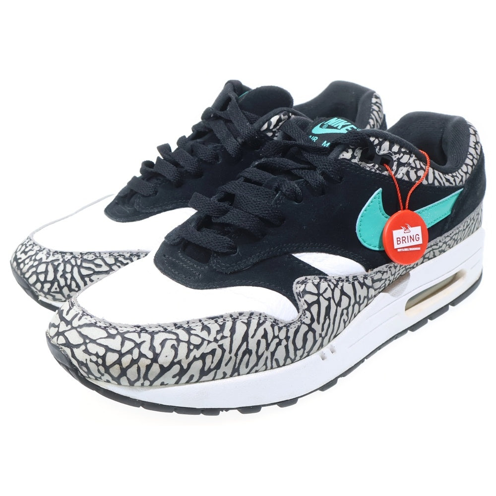 NIKE(ナイキ) ×ATMOS AIR MAX 1 PREMIUM RETRO ELEPHANT 908366-001 アトモス エアマックス1 ローカットスニーカー US9.5/27.5cm グレー/ブルー