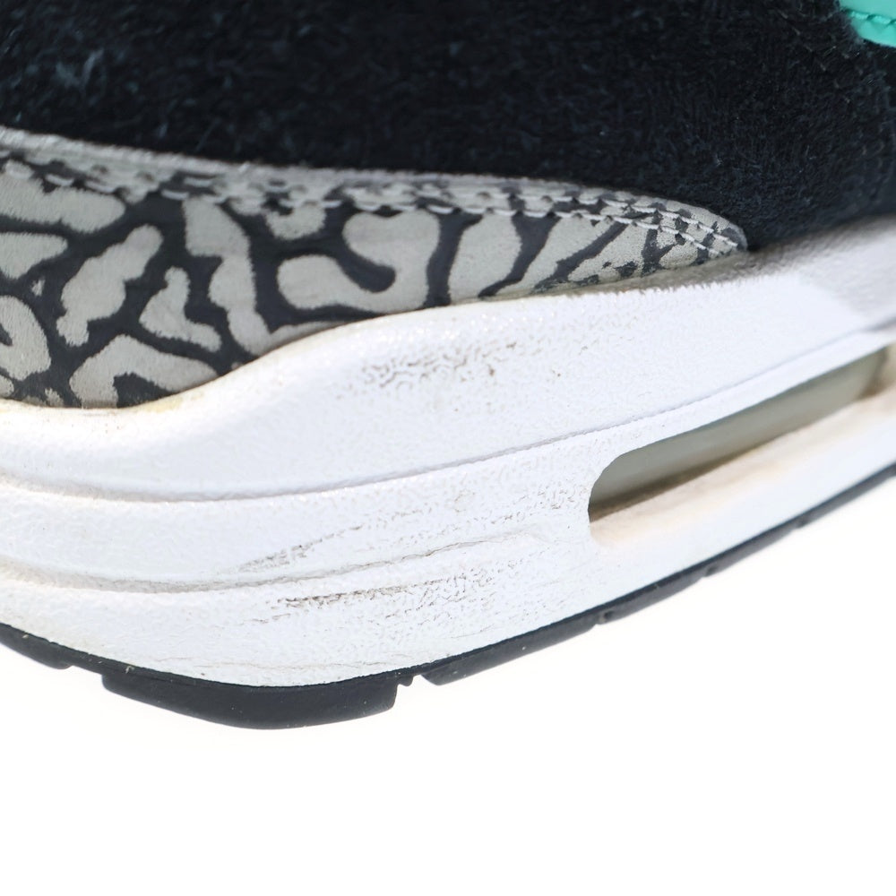 NIKE(ナイキ) ×ATMOS AIR MAX 1 PREMIUM RETRO ELEPHANT 908366-001 アトモス エアマックス1 ローカットスニーカー US9.5/27.5cm グレー/ブルー