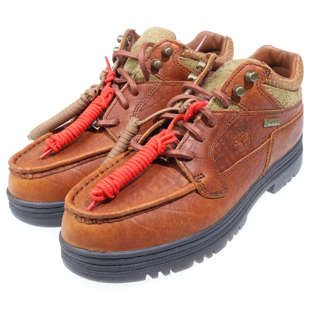 Timberland(ティンバーランド) ×Aime Leon Dore GORE-TEX TB0A2JU5EM41 レザー ハイカットブーツ ブラウン US8/26.0cm