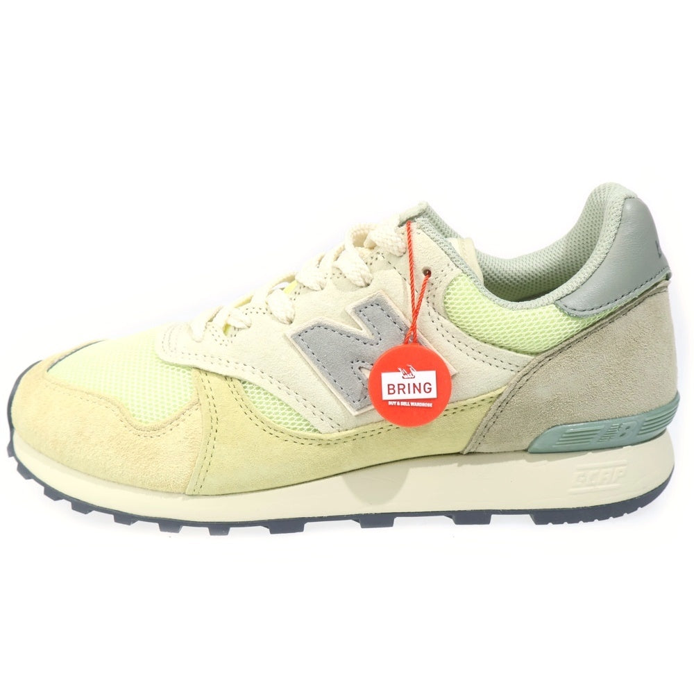 New Balance(ニューバランス) ×AURALEE 475 U475AR スウェード ローカットスニーカー イエロー US8.5/26.5cm