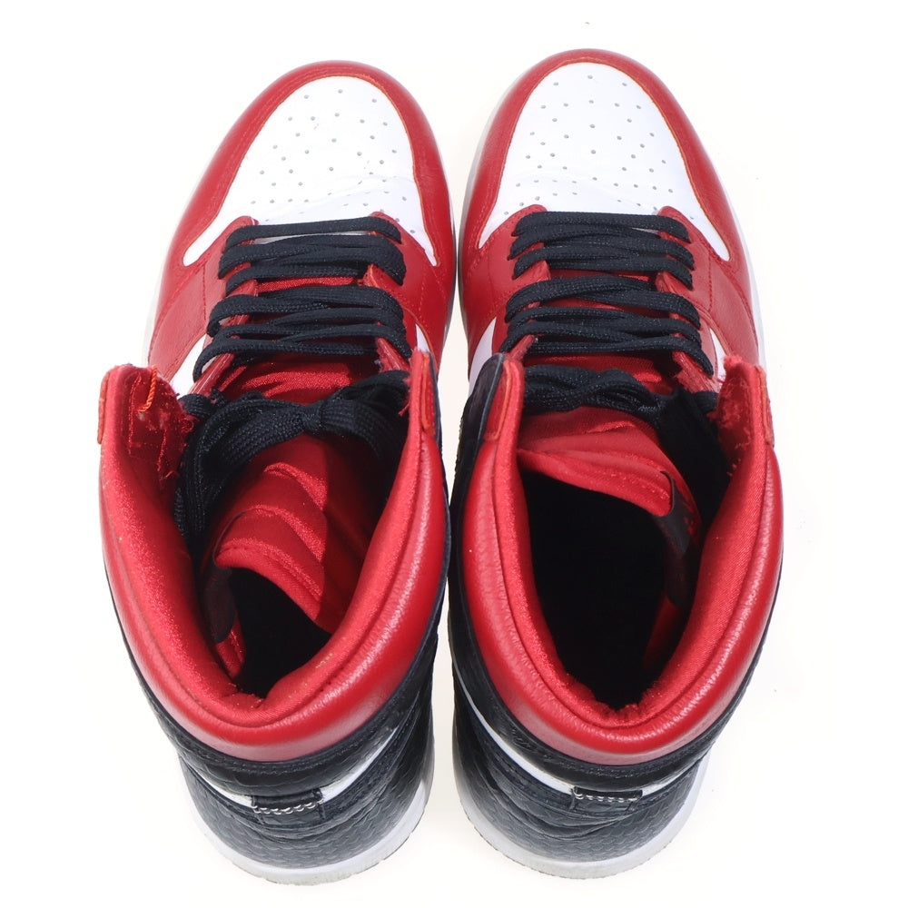 NIKE(ナイキ) WMNS AIR JORDAN 1 HIGH OG SATIN RED CD0461-601 ウィメンズ エアジョーダン1 ハイカットスニーカー サテンレッド US12/29.0cm レディース