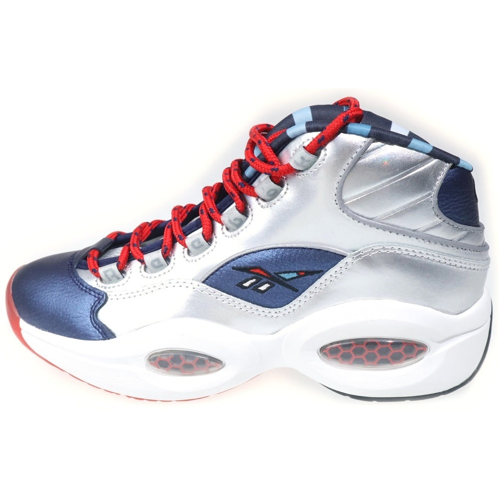 Reebok(リーボック) ×Harden ×Iverson QUESTION MID FZ1366 ハーデン アイバーソン ハイカットスニーカー US8/26.0cm シルバー