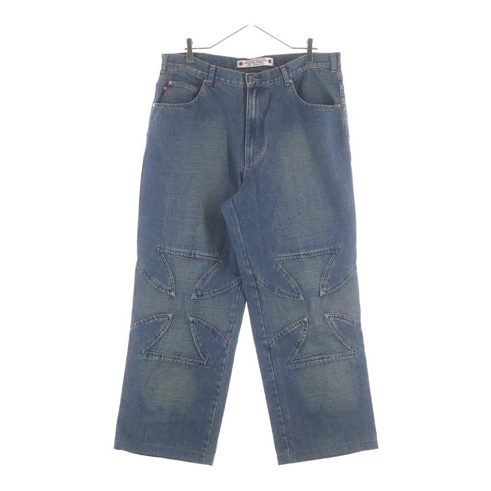 Third Rail(サードレイル) Iron Cross Design Baggy Pants アイロンクロス バギーデニムパンツ インディゴ