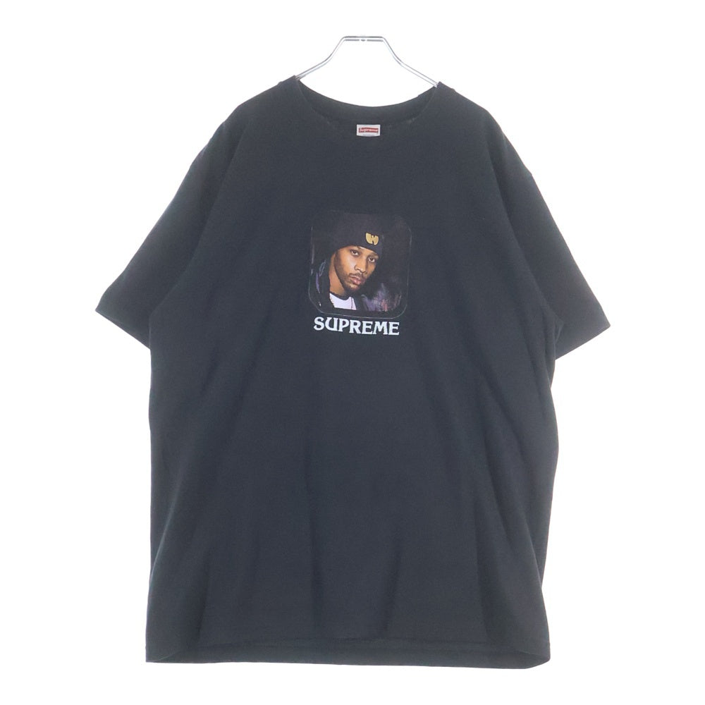 SUPREME(シュプリーム) 25AW Wu-Tang RZA TEE ラザプリント コットン クルーネック半袖Tシャツ ブラック