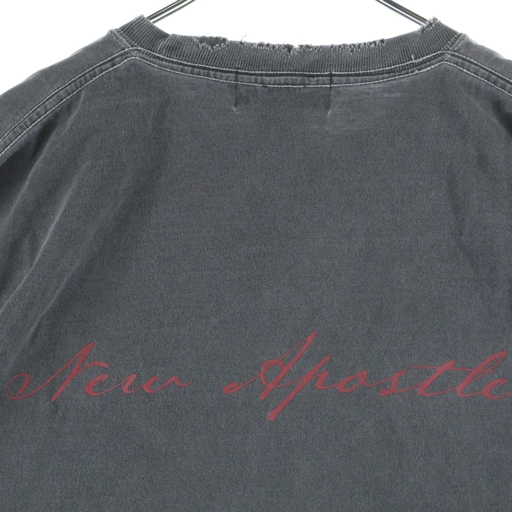 KIDILL(キディル) DESTROY T-SHIRT ダメージ加工 半袖Tシャツ KL825 グレー