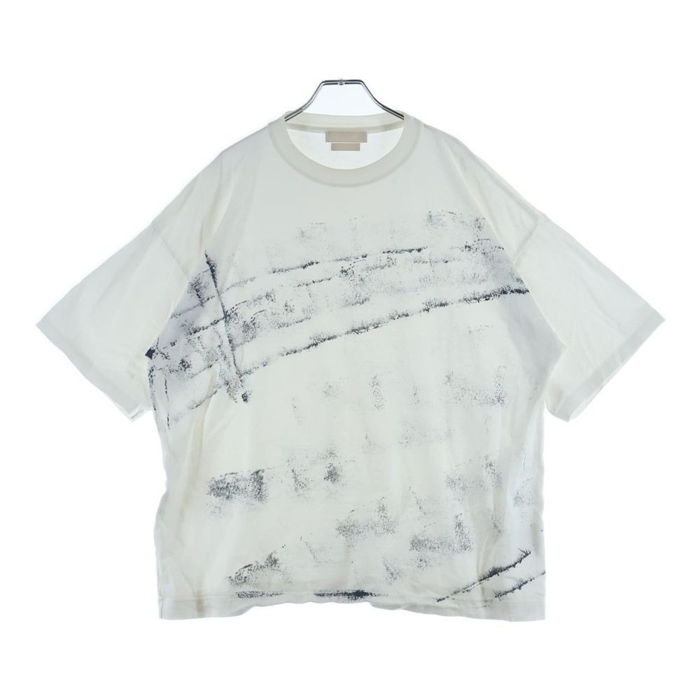 YOKE(ヨーク) ABSTRACT PAINTED T-SHIRT 半袖Tシャツ YK24SS0719CS ホワイト