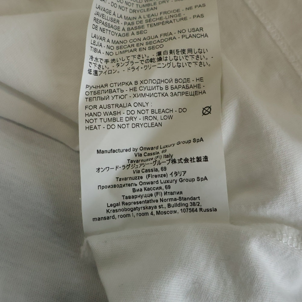 OAMC(オーエーエムシー) フロントロゴプリント 半袖Tシャツ コットン ホワイト