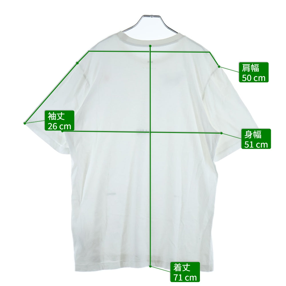 OAMC(オーエーエムシー) フロントロゴプリント 半袖Tシャツ コットン ホワイト