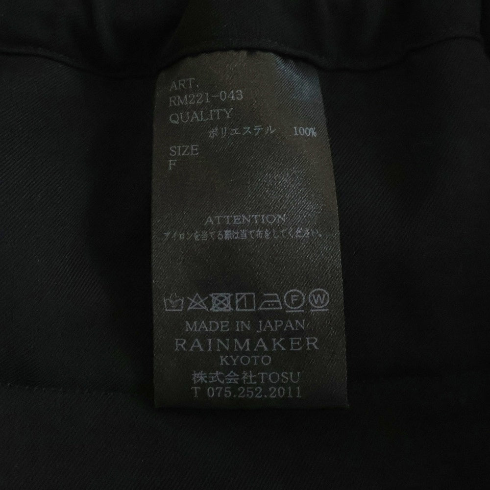 RAINMAKER(レインメーカー) DOUGI PANTS イージーパンツ RM221-043 ブラック