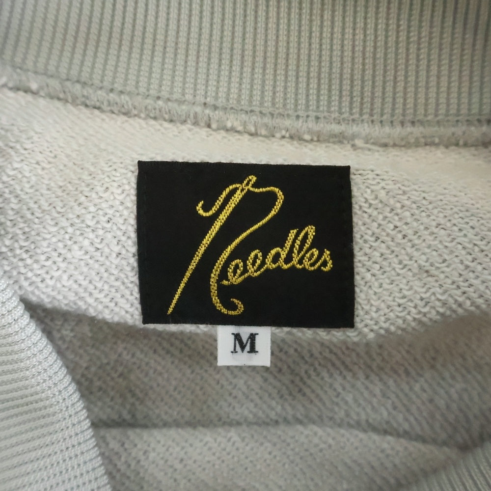 Needles(ニードルス) Mock Neck Tee クルーネック 半袖Tシャツ MR306 グレー