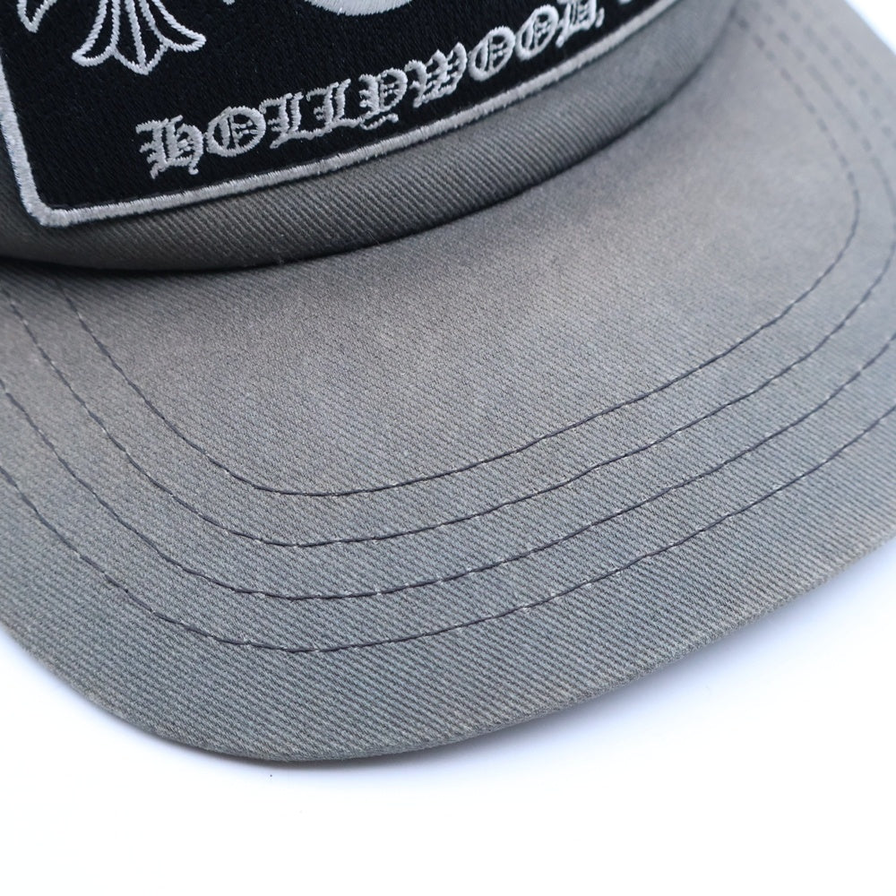 CHROME HEARTS(クロムハーツ) TRUCKER CAP メッシュトラッカーキャップ クロスボール付帽子 ブラック