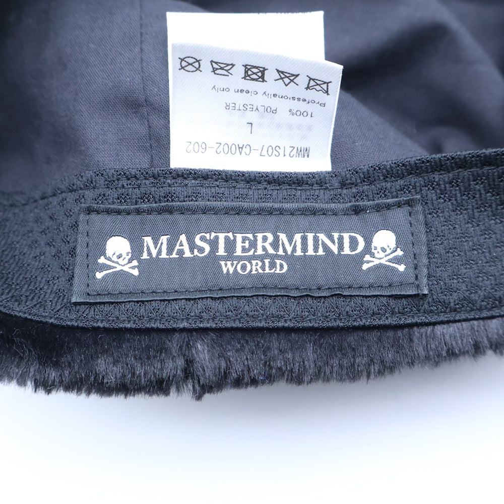 mastermind JAPAN(マスターマインドジャパン) フェイクファー キャップ ブラック MW21S07-CA0002-602