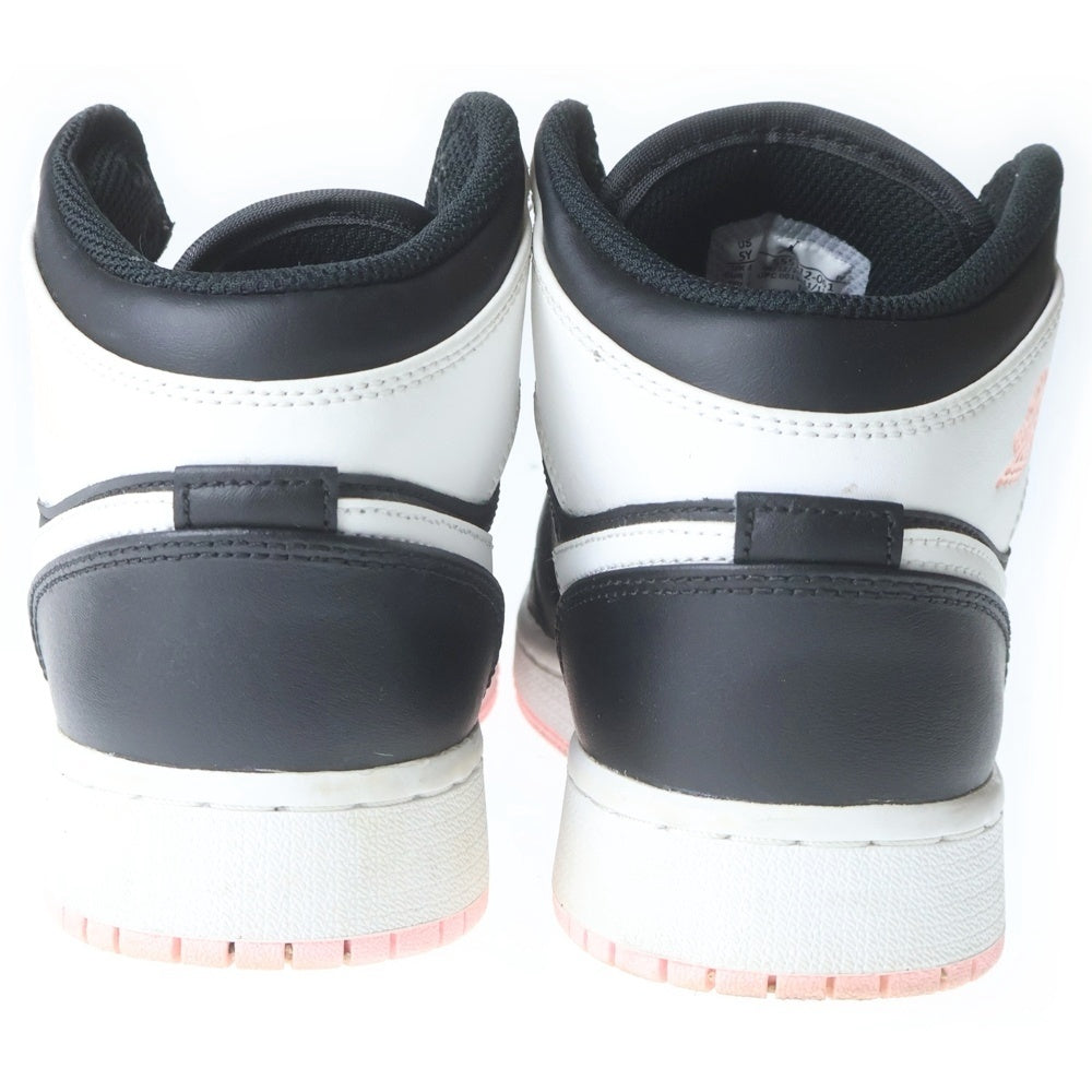 NIKE(ナイキ) GS AIR JORDAN 1 MID ARCTIC PUNCH 555112-061 エアジョーダン1 アークティックパンチ ミッドカットスニーカー ブラック/ホワイト US5Y/23.5cm レディース