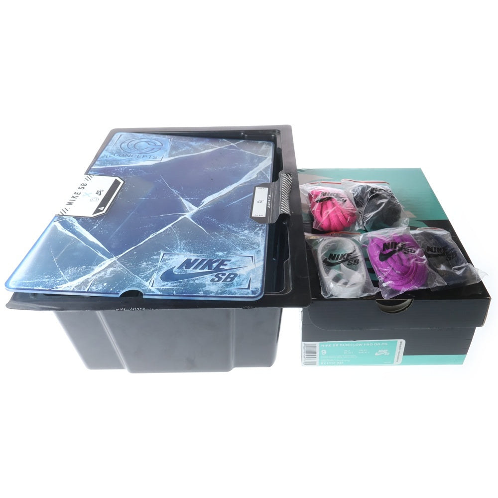 NIKE SB(ナイキエスビー) ×CONCEPTS DUNK LOW GREEN LOBSTER SPECIALBOX BV1310-337 コンセプツ ダンクロー グリーンロブスター スペシャルボックス ローカットスニーカー US9/27.0cm