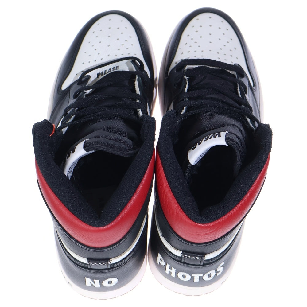 NIKE(ナイキ) AIR JORDAN 1 HIGH RETRO NOT FOR RESALE 861428-106 エアジョーダン1 レトロ ノット フォー リセール ハイカットスニーカー US9.5/27.5cm ブラック/レッド