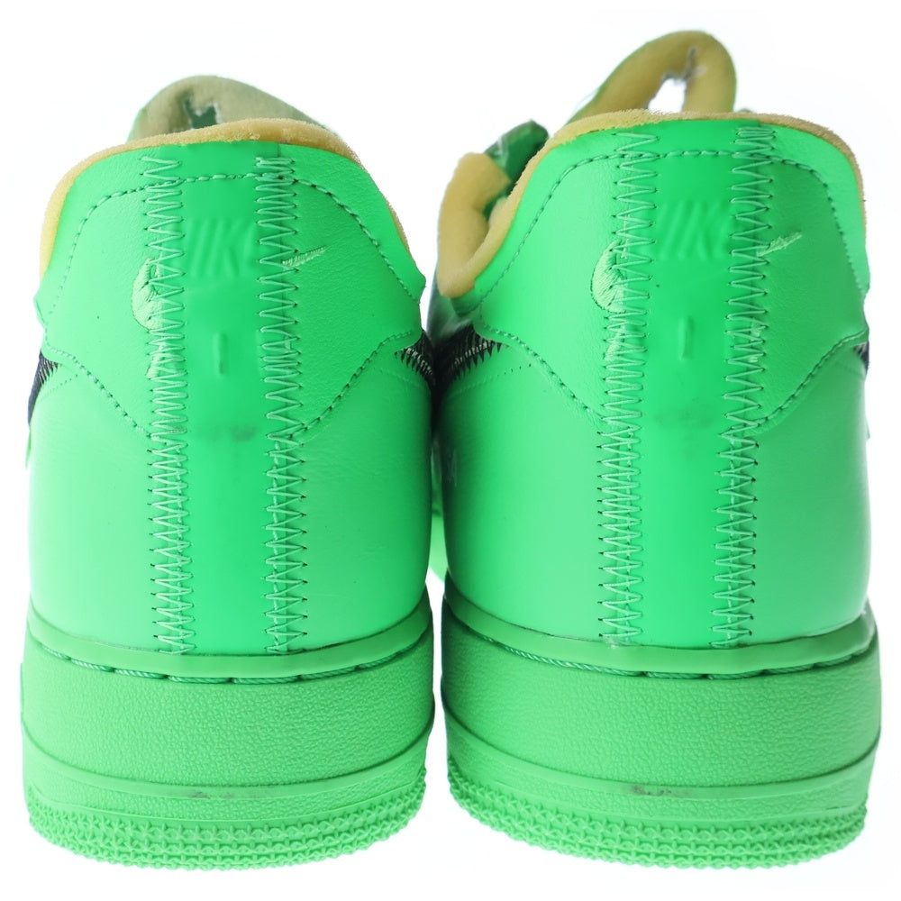 NIKE(ナイキ) ×Off-White AIR FORCE 1 LOW BROOKLYN DX1419-300 オフホワイト エアフォース1 ブルックリン ローカットスニーカー US10.5/28.5cm グリーン