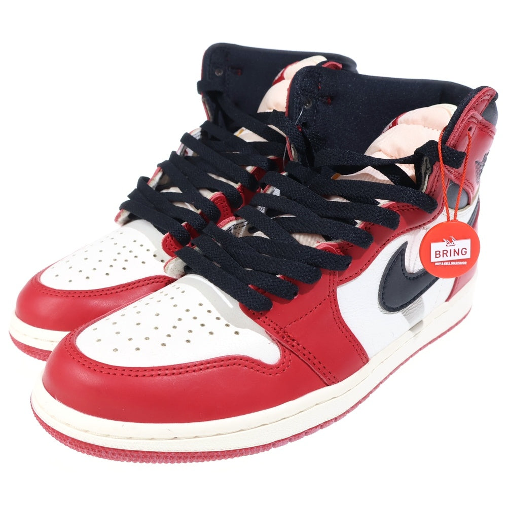 NIKE(ナイキ) AIR JORDAN 1 HIGH OG DZ5485-612 エアジョーダン1 ハイ OG ロスト&ファウンド シカゴ ハイカットスニーカー US9/27.0cm ホワイト/レッド