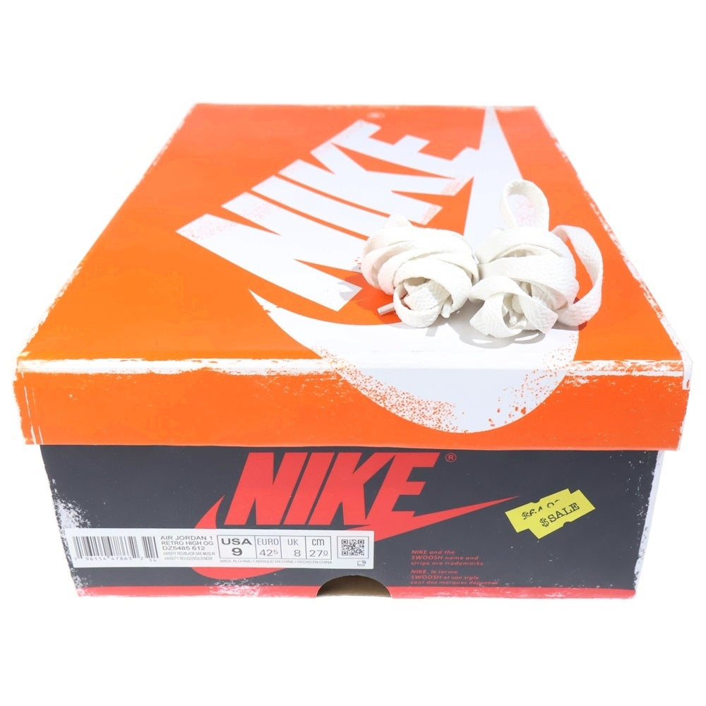 NIKE(ナイキ) AIR JORDAN 1 HIGH OG DZ5485-612 エアジョーダン1 ハイ OG ロスト&ファウンド シカゴ ハイカットスニーカー US9/27.0cm ホワイト/レッド