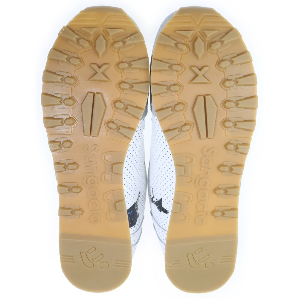 Sangacio(サンガッチョ) ×BRANDALISED ブランダライズド バンクシー ローカットスニーカー US10/28.0cm ホワイト