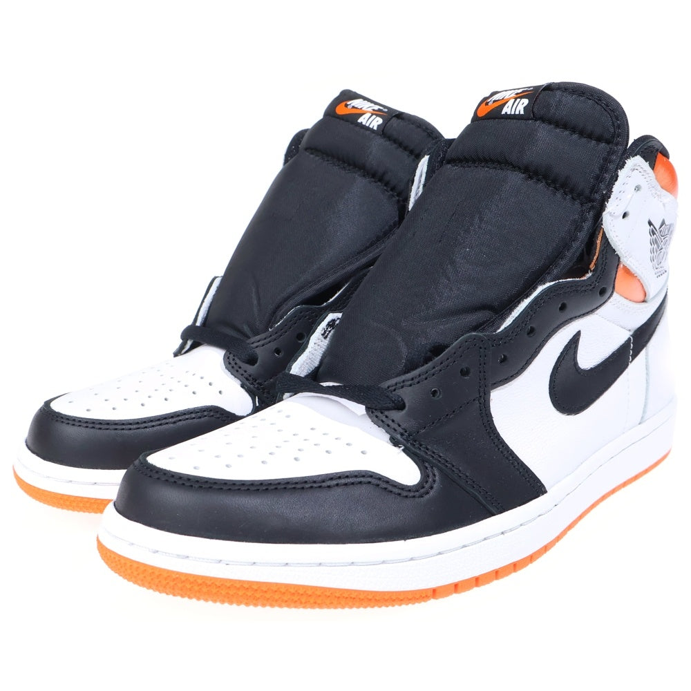 NIKE(ナイキ) AIR JORDAN 1 HIGH OG ELECTRO ORANGE 555088-180 エアジョーダン1 エレクトロオレンジ ハイカットスニーカー ホワイト/オレンジ US9.5/27.5cm