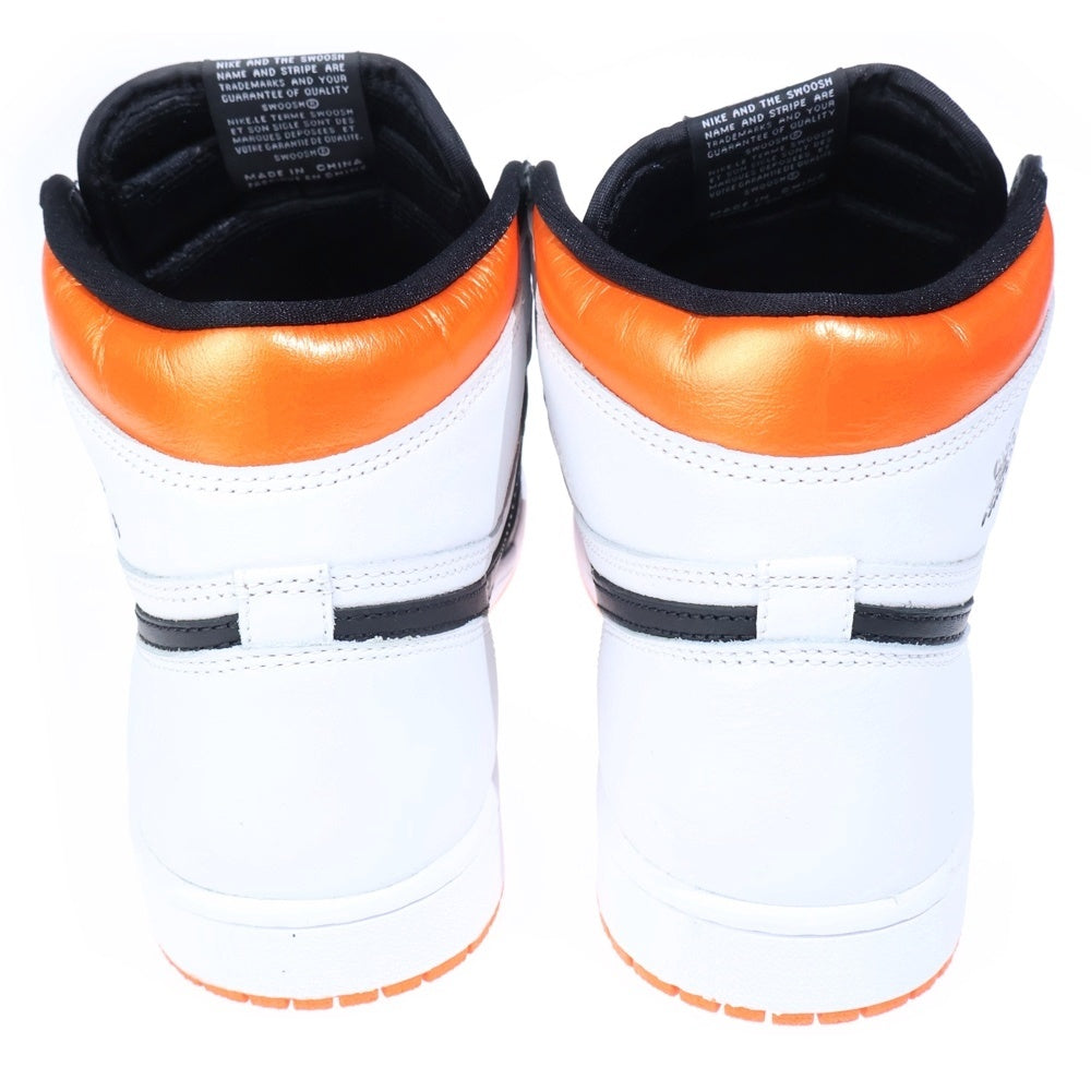 NIKE(ナイキ) AIR JORDAN 1 HIGH OG ELECTRO ORANGE 555088-180 エアジョーダン1 エレクトロオレンジ ハイカットスニーカー ホワイト/オレンジ US9.5/27.5cm