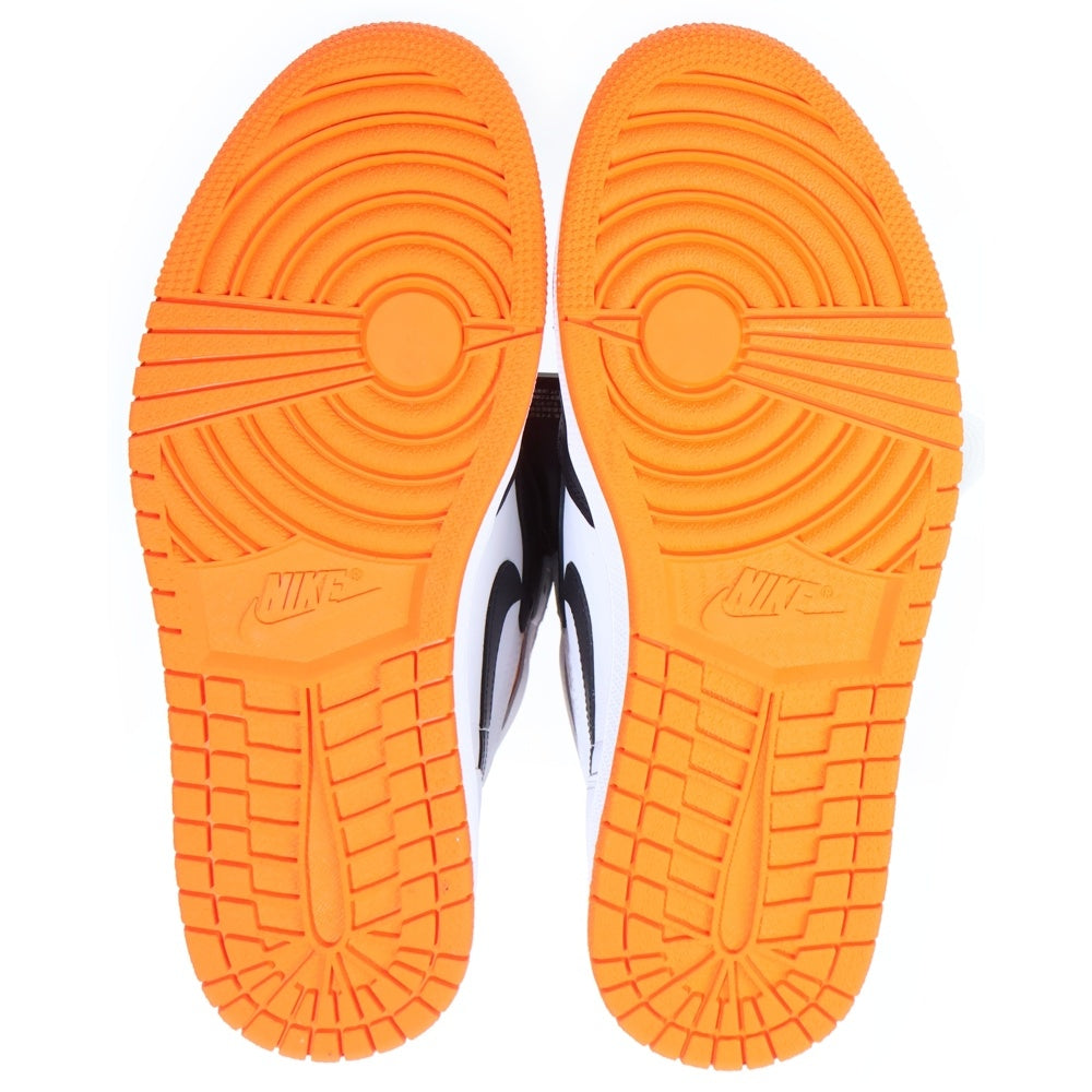 NIKE(ナイキ) AIR JORDAN 1 HIGH OG ELECTRO ORANGE 555088-180 エアジョーダン1 エレクトロオレンジ ハイカットスニーカー ホワイト/オレンジ US9.5/27.5cm