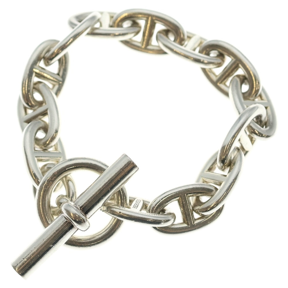 HERMES(エルメス) Chaine d'Ancre TGM シェーヌダンクル 13コマ チェーンブレスレット シルバー