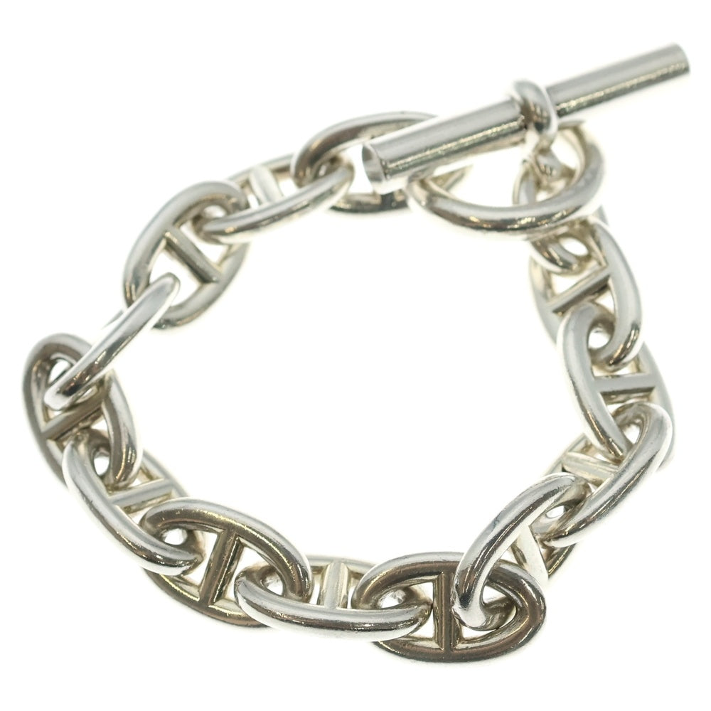 HERMES(エルメス) Chaine d'Ancre TGM シェーヌダンクル 13コマ チェーンブレスレット シルバー